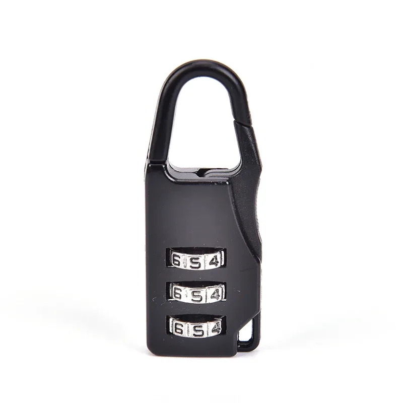 sac à dos d'extérieur avec fermeture éclair, antivol, mini cadenas à code numérique portable pour accessoires de sac à dos de voyage, 1 pièce