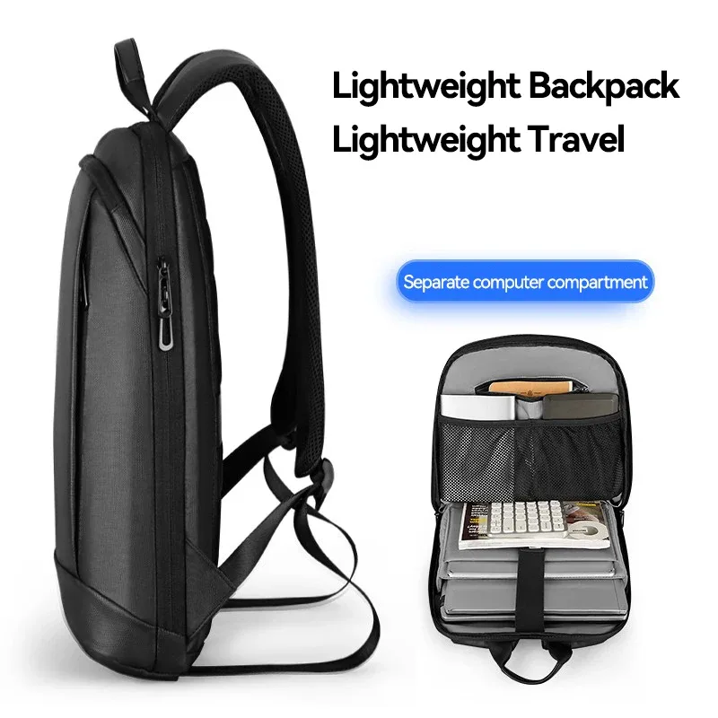 sac à dos léger markryden pour homme, sac à dos pour ordinateur portable, sac à dos fin et professionnel, sac à dos scolaire