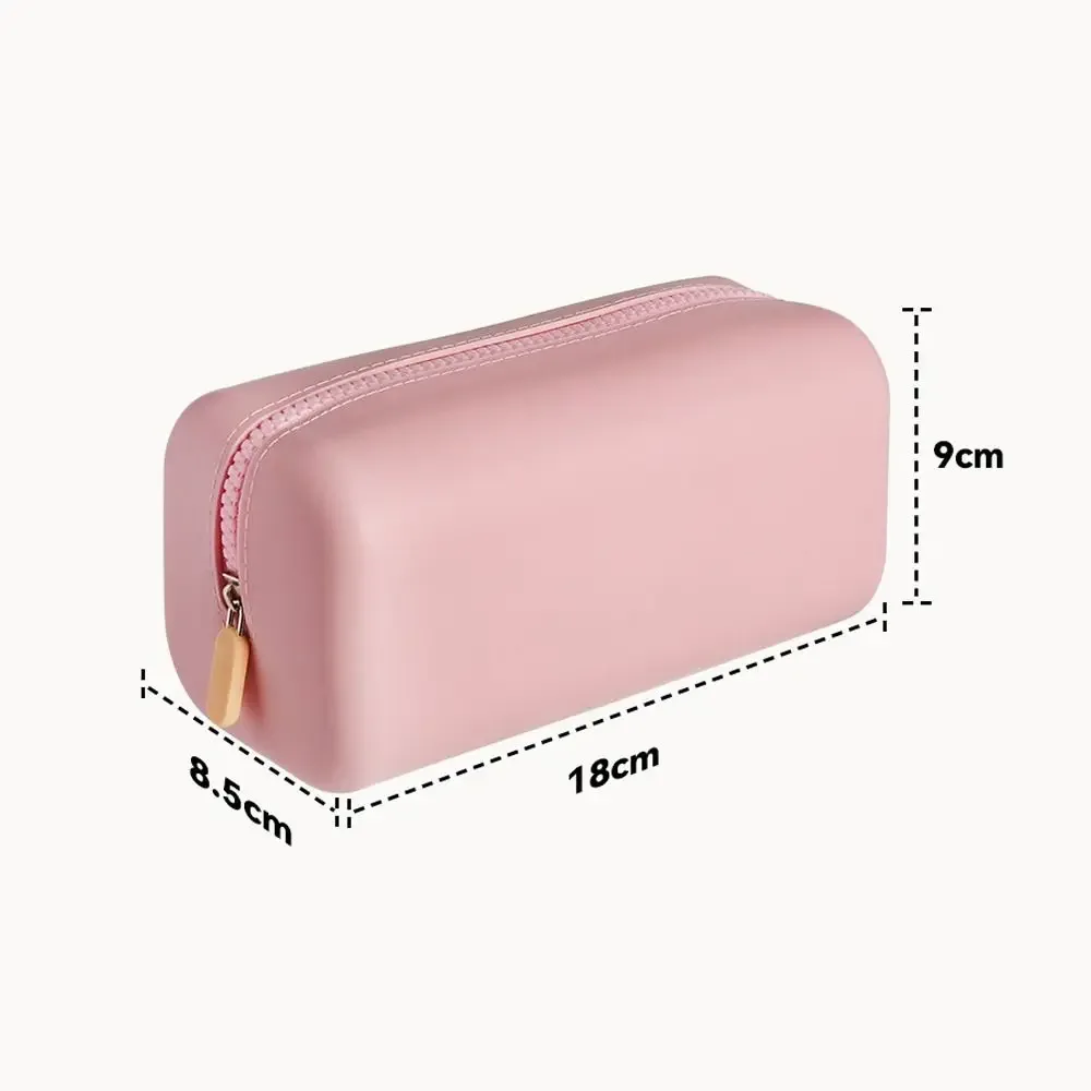 sac de rangement pour cosmétiques en silicone de haute qualité, grande capacité, étanche, pochette de voyage, sac à main