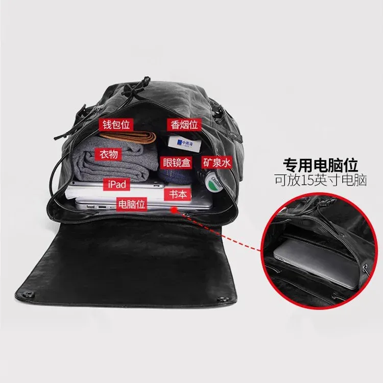 sac à dos pour homme de grande capacité, décontracté, tendance, voyage, extérieur, école, sac à dos pour ordinateur portable