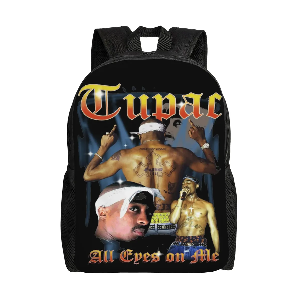 sac à dos populaire du rappeur 2pac pour hommes et femmes, sac à dos cool pour le lycée, la randonnée, les voyages, sac à dos en toile tupac pour l'université, cadeau
