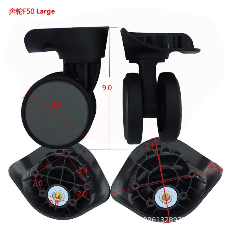 roues universelles de remplacement pour valise de 20/24 pouces, accessoires de valise, xiaomi muet 90 points