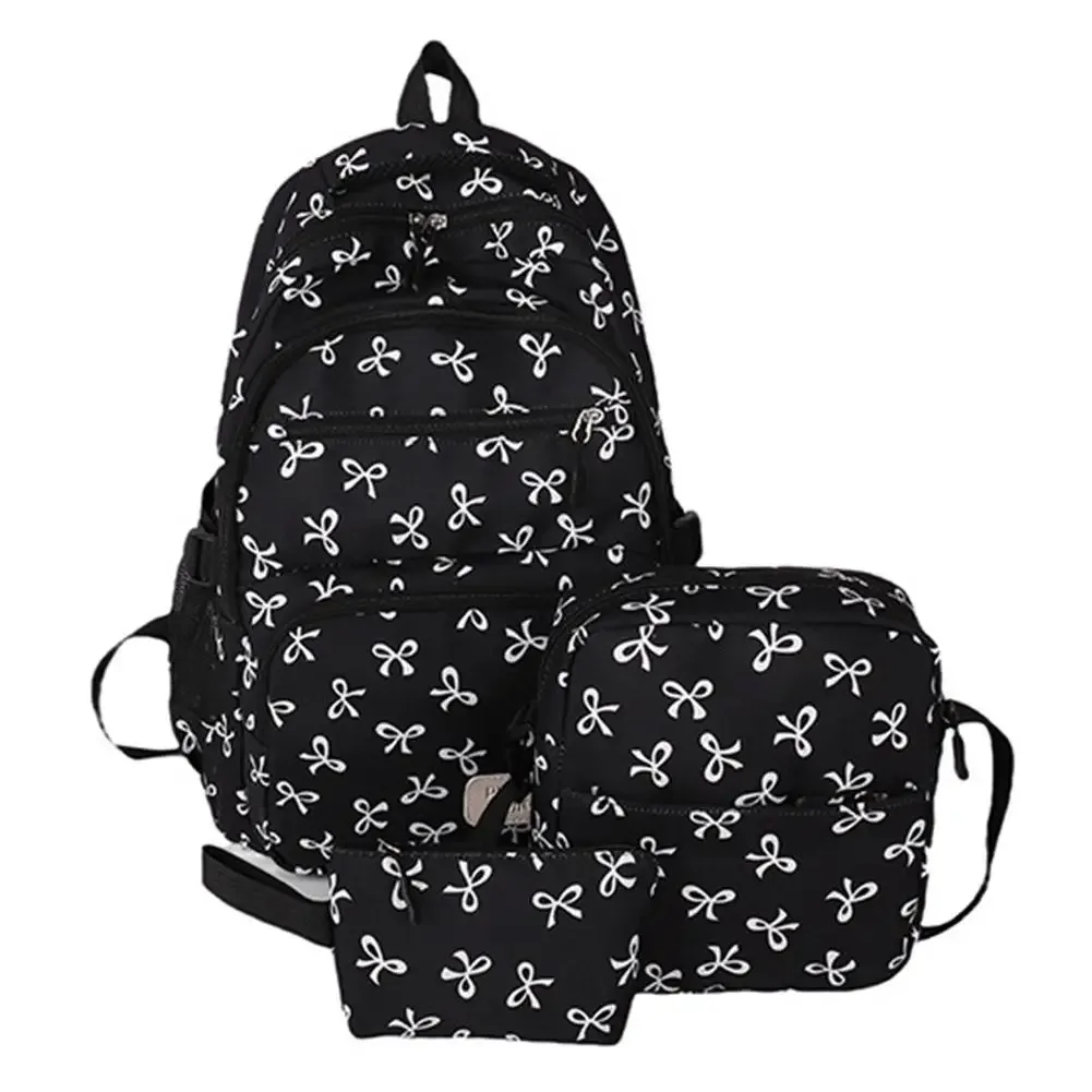 3 ensembles sac à dos de grande capacité sac d'école en nylon sangle réglable sac d'université sac à dos de voyage sac à dos d'étudiant