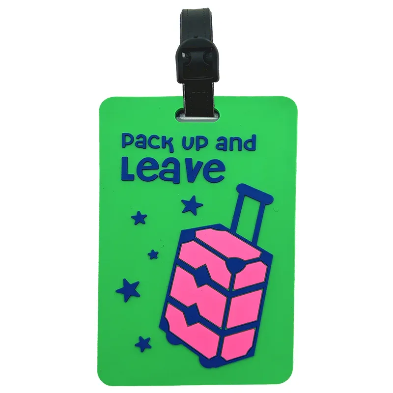 étiquette de bagage en pvc pour sac de voyage, sac fourre-tout, avec porte-carte de visite et cache de confidentialité it's not you bags