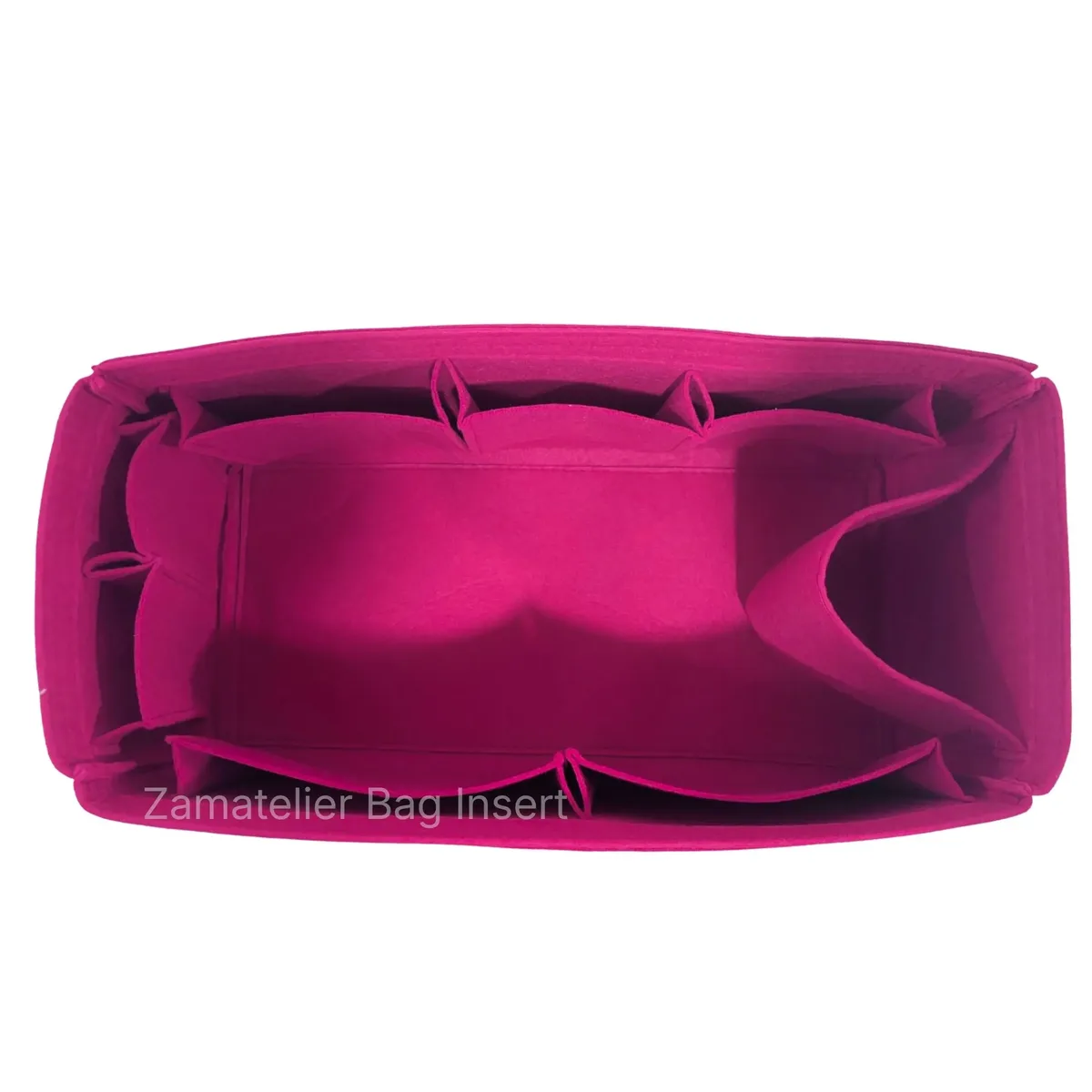 organisateur de sac en feutre pour l.v. keepall 25/35/45/50/55/60, doublure de sac pour sac fourre-tout avec poche zippée, structure de maintien de forme