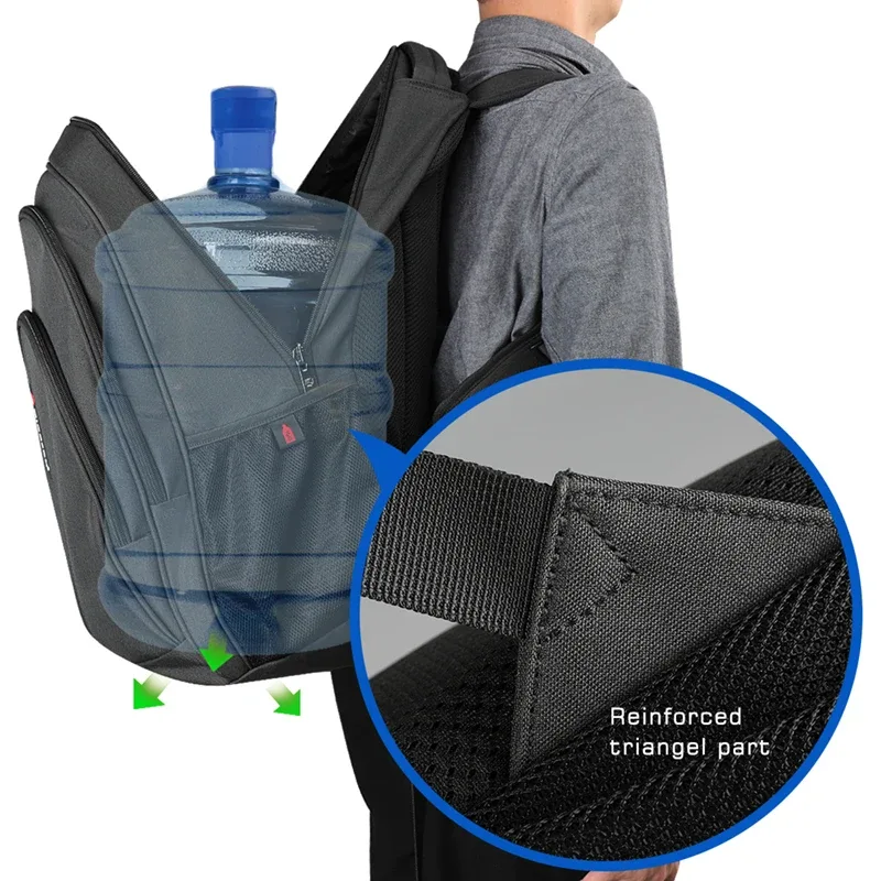 tigernu sac à dos grande capacité 15.6 pouces sac à dos pour ordinateur portable anti-vol hommes sac à dos collège cartable voyage sac à dos pour hommes