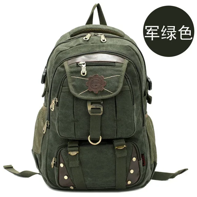 nouveau sac à dos pour homme tendance, sac à dos en toile vintage, sac d'école, sacs de voyage pour homme, grande capacité, sac à dos pour ordinateur portable 14 pouces