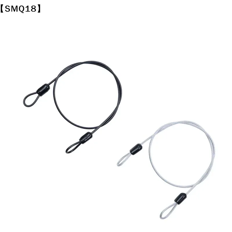 câble en acier de sécurité avec cadenas à combinaison à 3 chiffres, câble de sécurité recouvert de 1 m, double boucle, pour bagages et valises【smq】