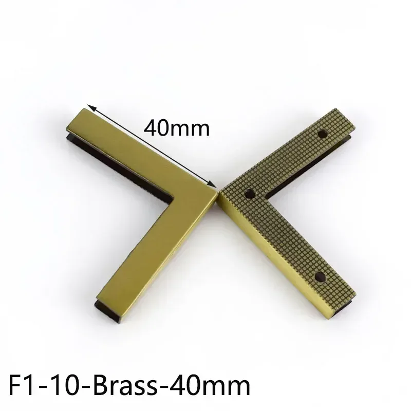 deepeel-boucles de protection des bords du sac à main, décoration d'angle de sac à bagages, fermoirs en métal, accessoires de quincaillerie de bricolage, 25mm, 35mm, 40mm, 45mm, 54mm, 5/10 pièces
