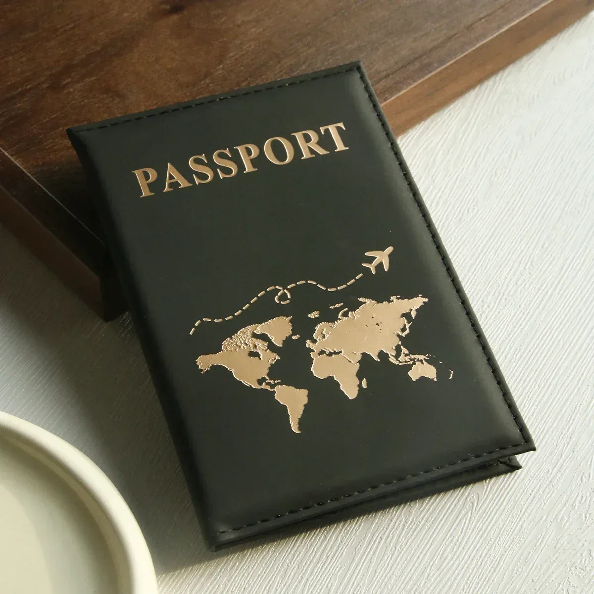 porte-passeport mince, carte de cheval, porte-passeport en pu, voyage essentiel, croisière, porte-passeport indispensable, portable pour tous les pays