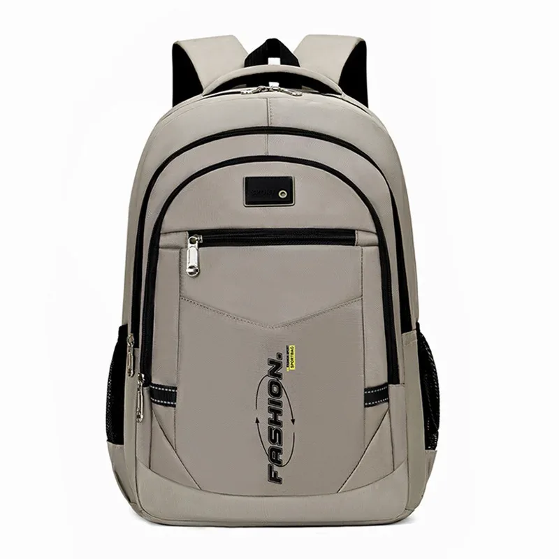sac à dos de voyage d'affaires de grande capacité pour hommes, sac à dos pour ordinateur portable, tendance, sacs à double épaule pour collège et lycée, en vente