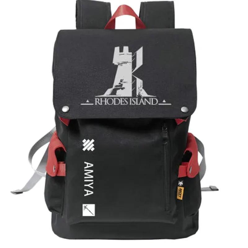 sac à dos cosplay arknights amiya, rhodes, cartable étudiant, sacs de voyage, sacs oxford
