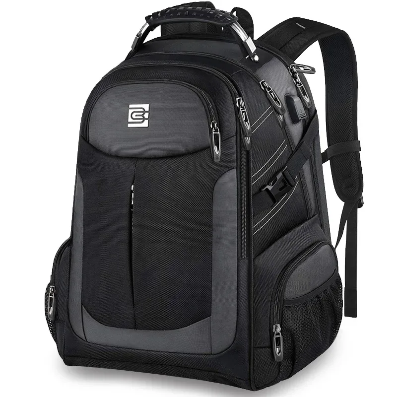 brunocavalmovies-sacs à dos pour ordinateur portable pour hommes et femmes, sac de voyage à la mode, sac à dos scolaire étanche, grande capacité, 17 pouces