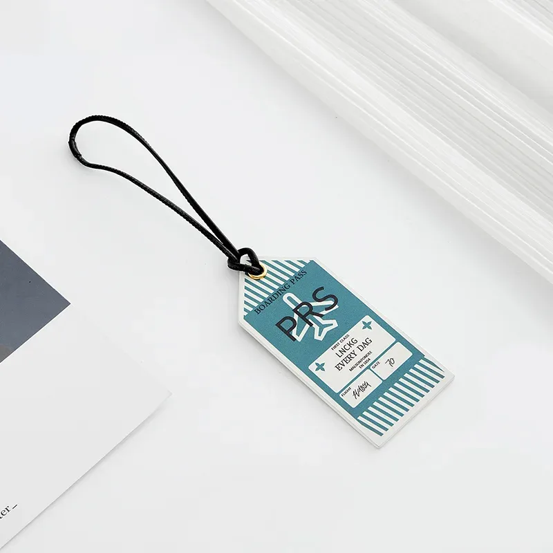 chaîne décorative pour coffre rapide25, chaîne de sac, breloque de sac, porte-clés de décoration, étiquette de bagage, accessoires de sac de carte d'embarquement