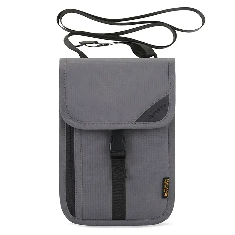pochette de voyage, portefeuille de cou, porte-passeport familial, étui de rangement avec blocage rfid, portefeuille de voyage, accessoires de voyage
