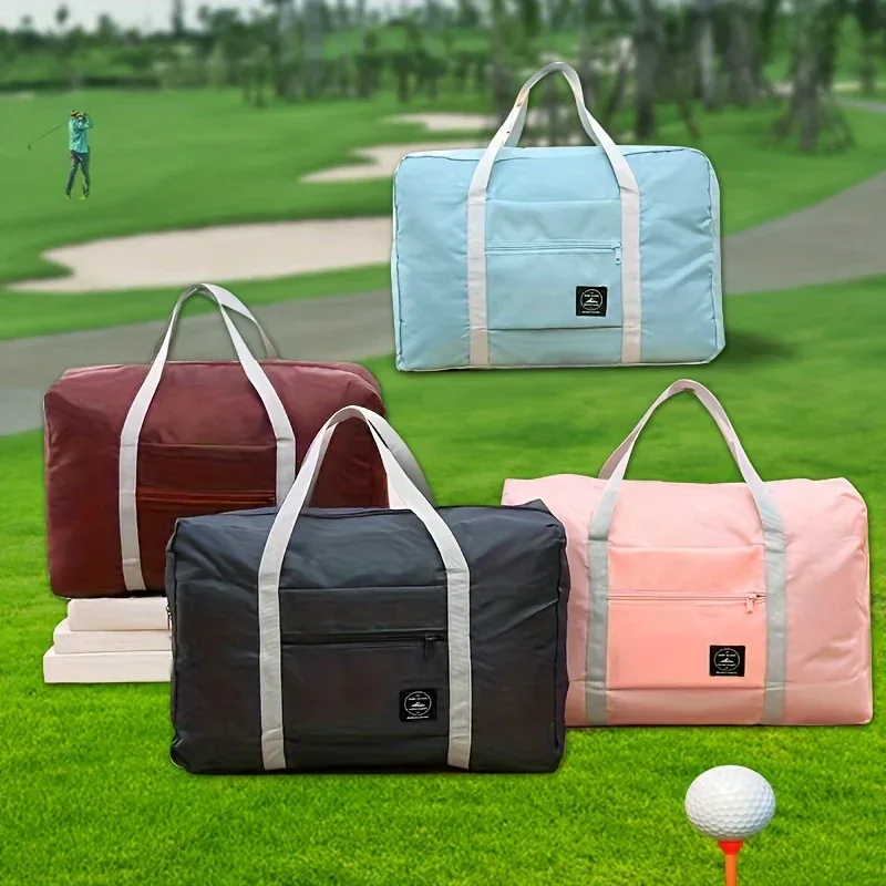 Sac de rangement pliable 1 pièce, sac de voyage multifonctionnel de grande capacité, sac d'avion, sac à bagages pour déménagement, sac de voyage pliable