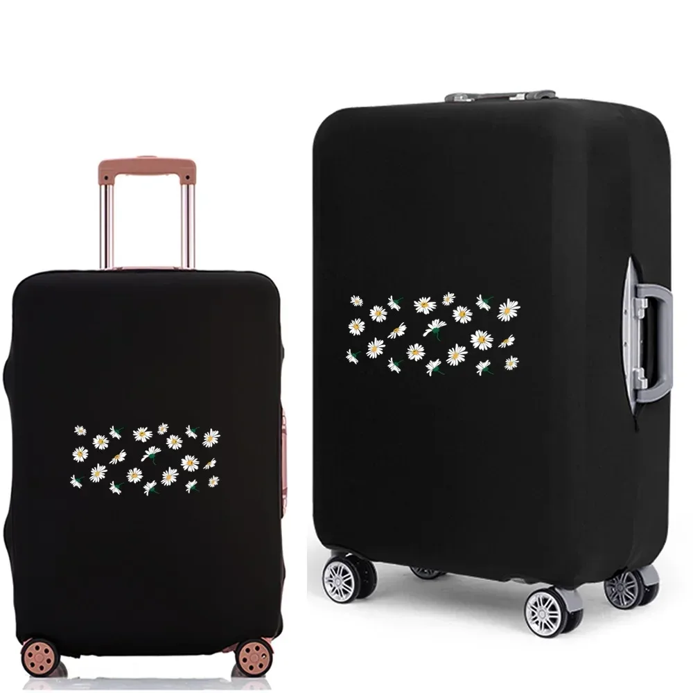 housse de protection pour valise à bagages, épaisse, élastique, anti-poussière, pour valise de 18 à 28 pouces, série daisy, accessoires de voyage