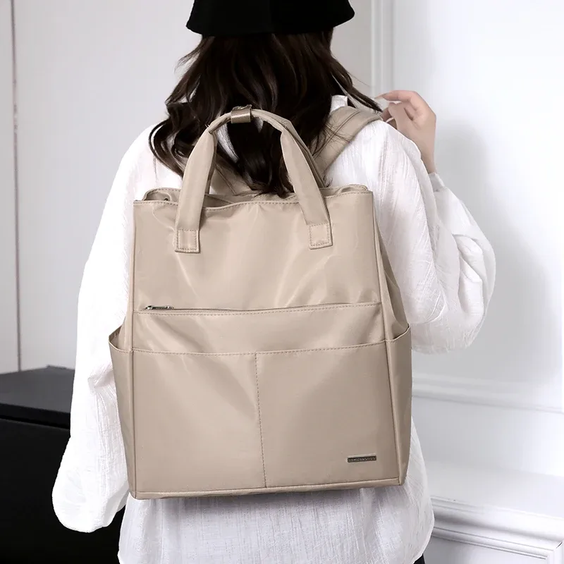 sac à dos de voyage multi-poches pour femmes, sac à dos d'école de grande capacité pour filles, sac à dos de jour en tissu de haute qualité