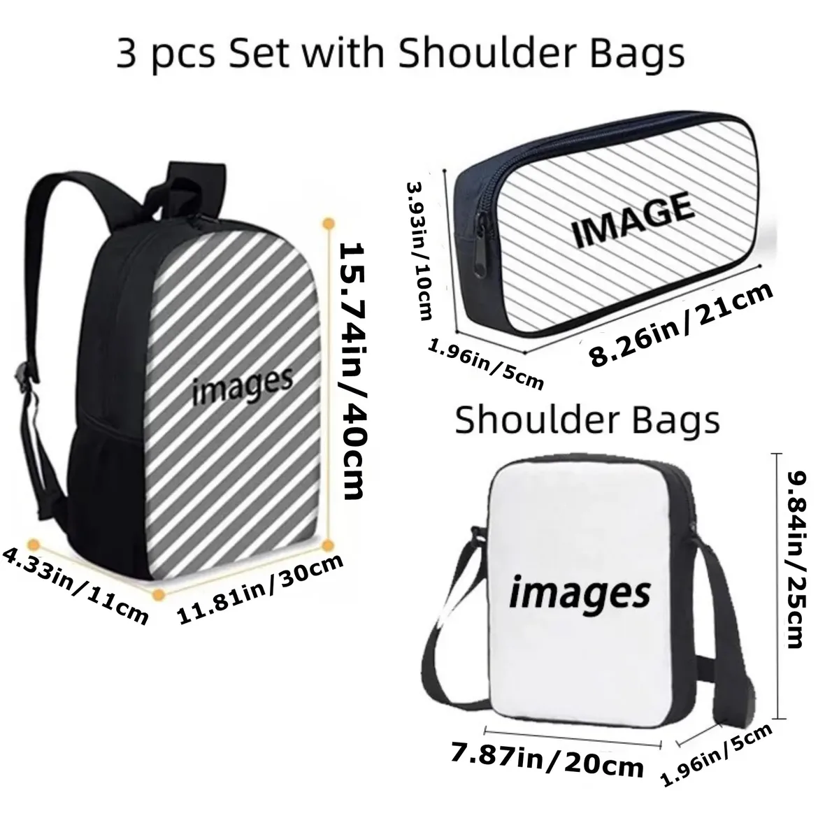 Sac à dos d'école R-Ronaldos pour enfants, sacs à bandoulière, sac à crayons-CR 7, sac à livres léger et décontracté pour garçons et filles, meilleur cadeau