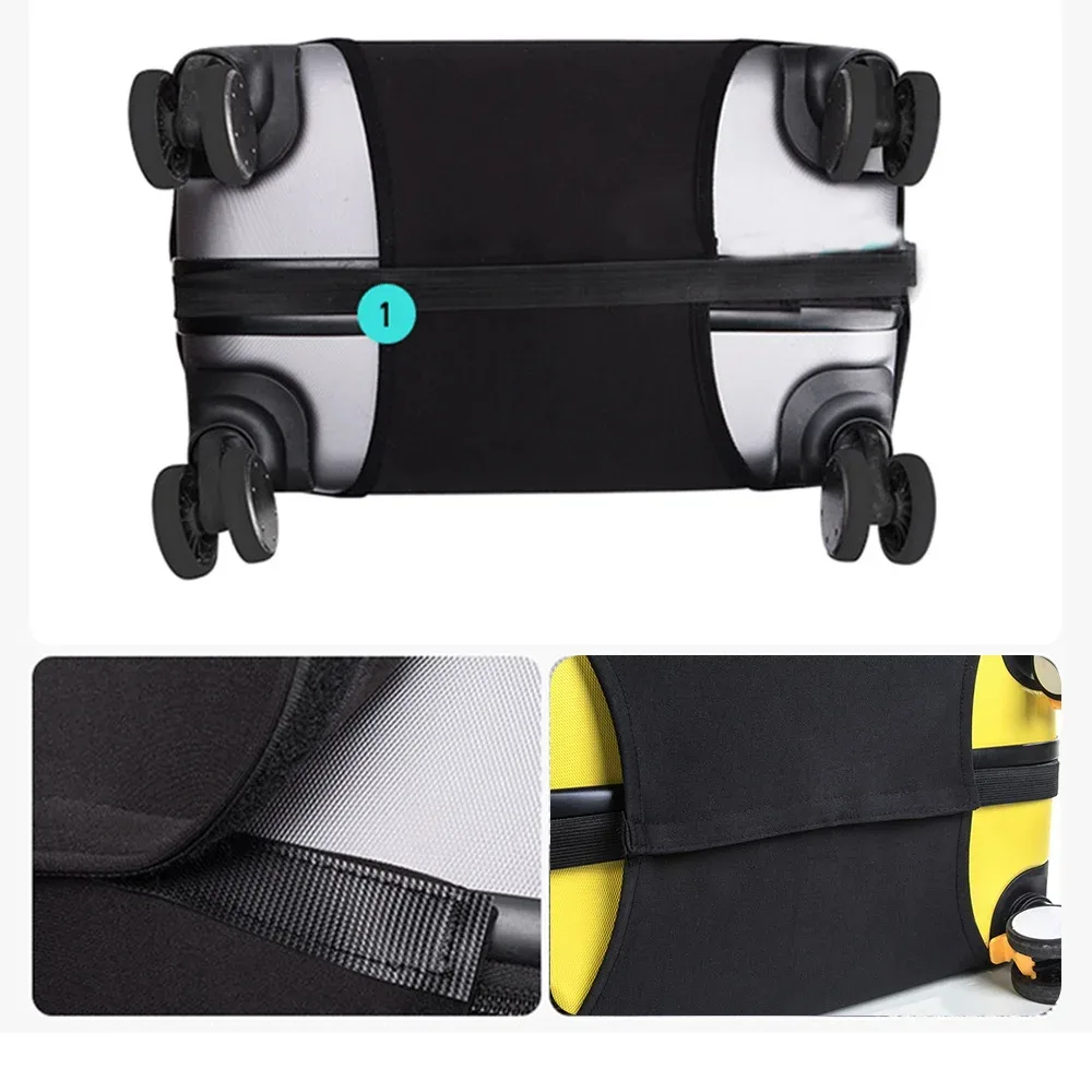 housses de protection pour bagages extensibles 18-32, housse de protection pour valise de voyage, série or rose, housses anti-poussière, organisateur de voyage