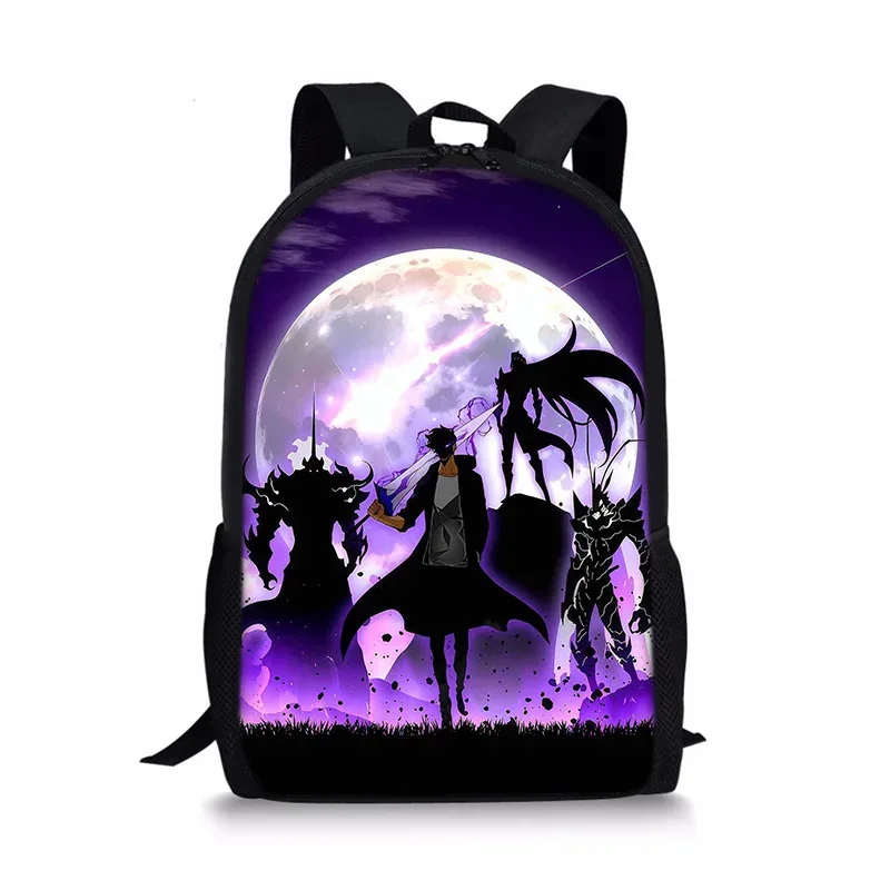 j'ai mis à niveau du sac à dos solo leveling seul, sac à dos universel imprimé pour écoliers et enfants