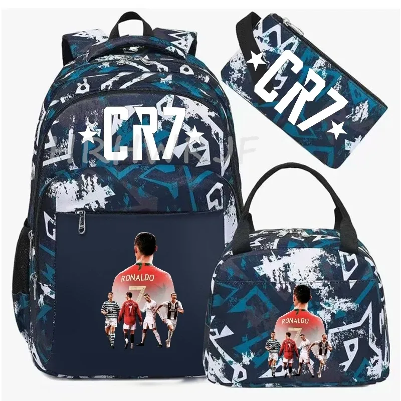 sacs à dos de sport cr7, sacs d'école camouflage pour ordinateur portable, pour hommes et femmes, sac à dos de grande capacité pour les voyages, le bureau, les trajets scolaires