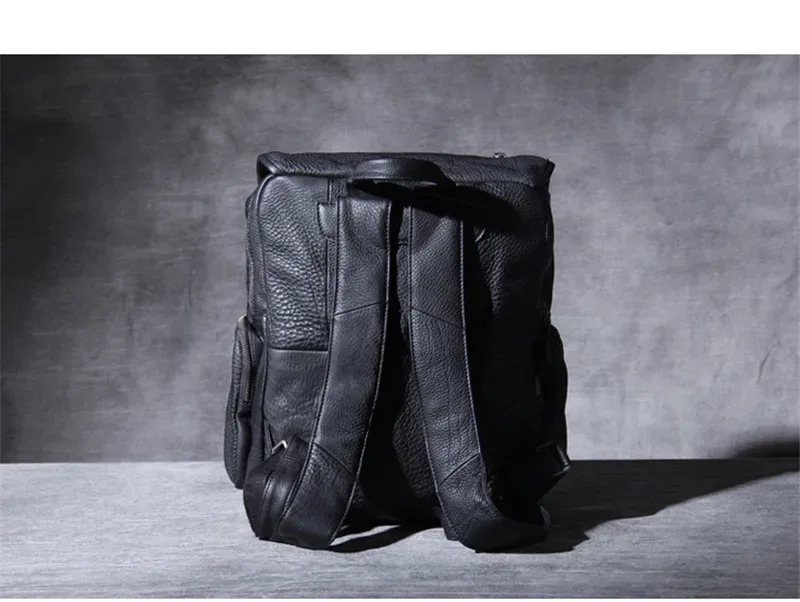sr inforcasual sac à dos en cuir group naturel pour homme, cartable de luxe, voyage en plein air, haute qualité, noir, designer