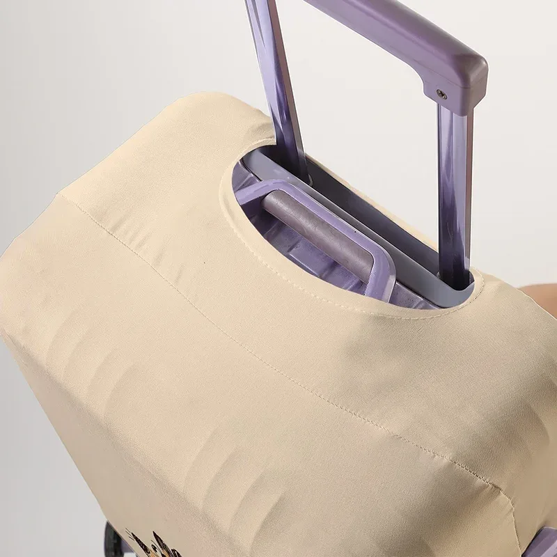 housse de protection pour bagages à motif chien, adaptée aux housses de bagages de 18 à 32 pouces, gants pour poignée de bagage, accessoires de voyage