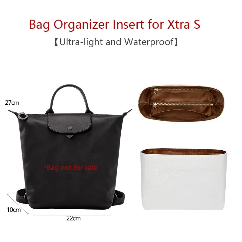organisateur de sac à dos longchamp, insert imperméable pour sacs, rangement léger, support de sac, accessoires en papier dupont