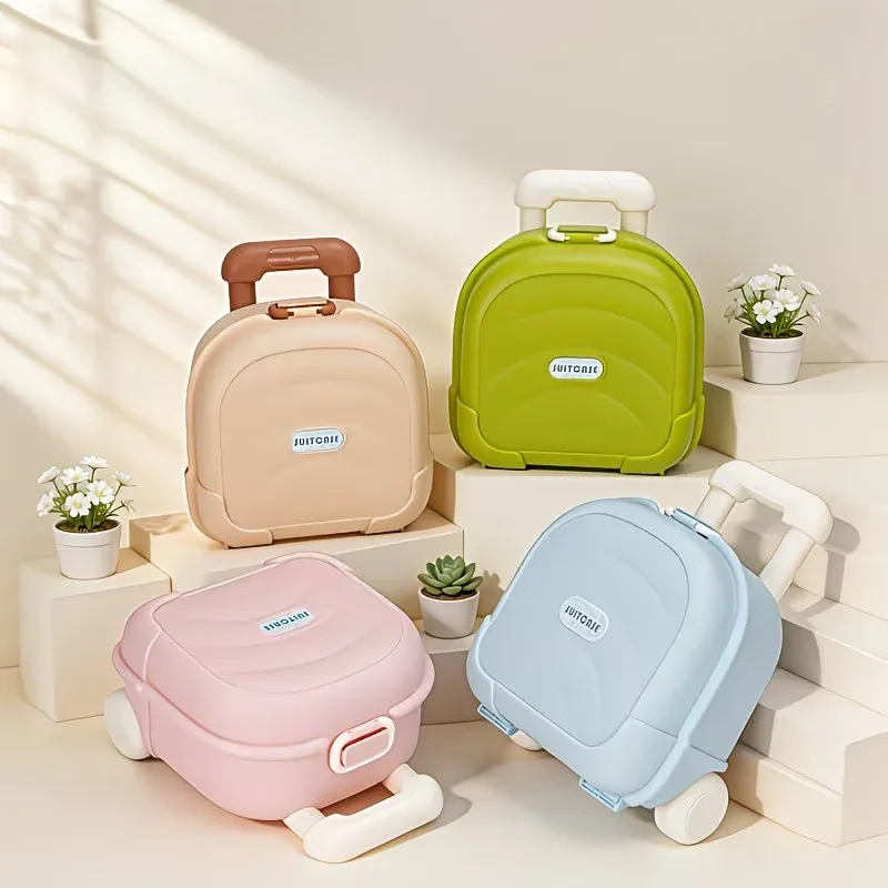La valise avec poignée télescopique est facile à transporter et convient aux trajets quotidiens, aux voyages et à d'autres occasions.