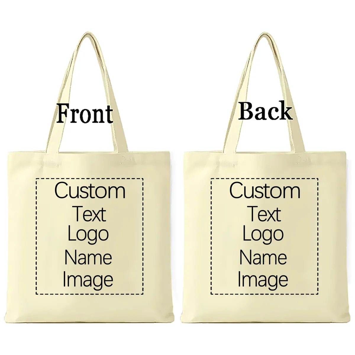 grands sacs fourre-tout en toile 40x42cm personnalisables avec logo, sacs à main réutilisables, cadeau pour demoiselles d'honneur, mariée, étudiants, sac de voyage pour femmes