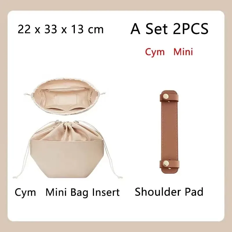 organisateur de sac pour sac cyme – insert durable et tendance pour support de sac, rangement et modification intérieure – accessoires pour sacs