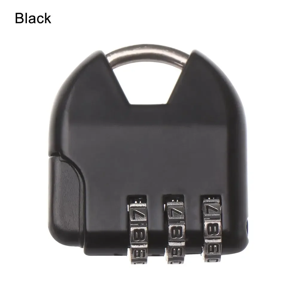 cadenas à combinaison à 3 chiffres pour bagages, valises, étuis de voyage, outil de sécurité, protection pour agenda