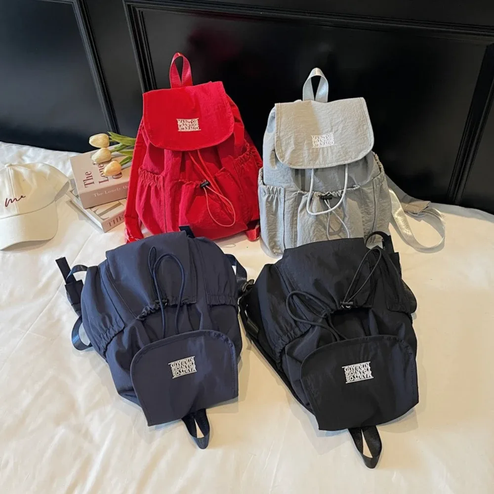 sac à dos décontracté pour étudiantes, grande capacité, pour femmes, nouveau sac de transport en plein air, léger, design simple, multifu, 2026