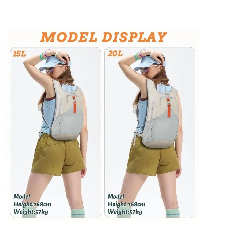sac à dos de randonnée de haute qualité 15l, pliable, plusieurs poches, petit sac à dos léger, compact, ultraléger, sac à dos de randonnée d'une journée