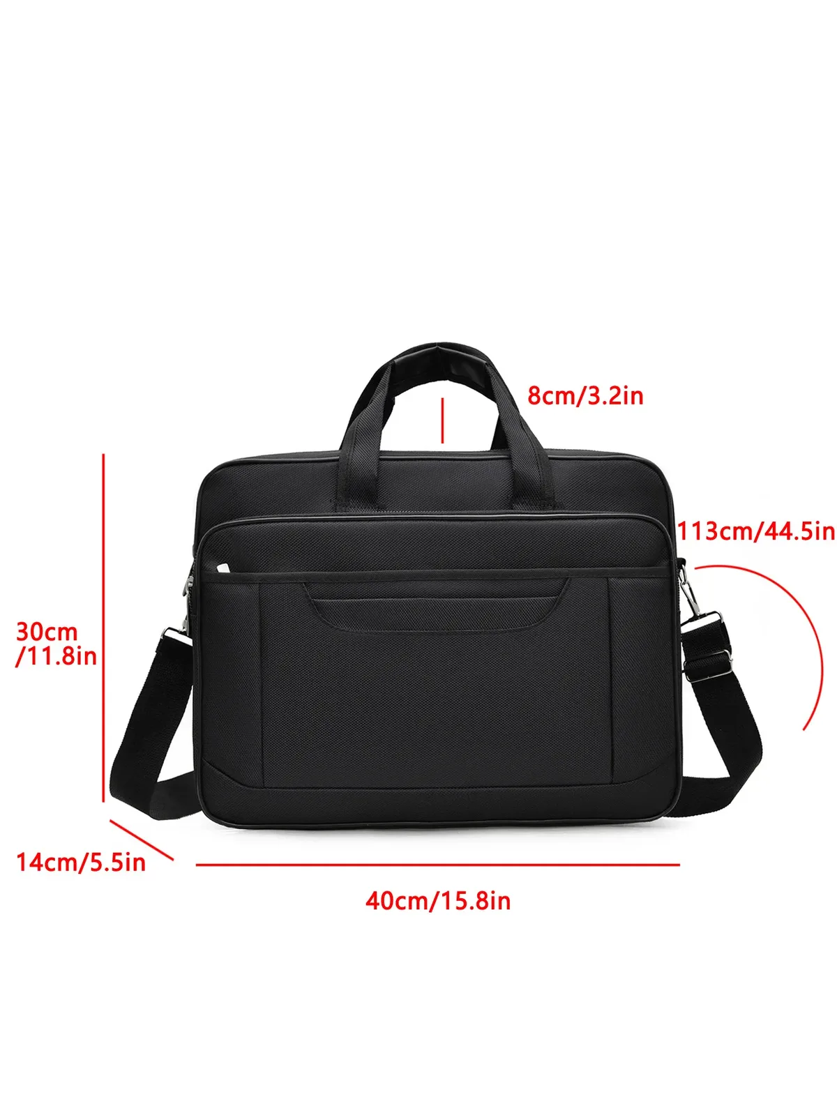 sac à main pour homme en tissu oxford grande capacité, sac d'affaires portable, imperméable, résistant à l'usure, sac à bandoulière pour ordinateur portable pour les affaires
