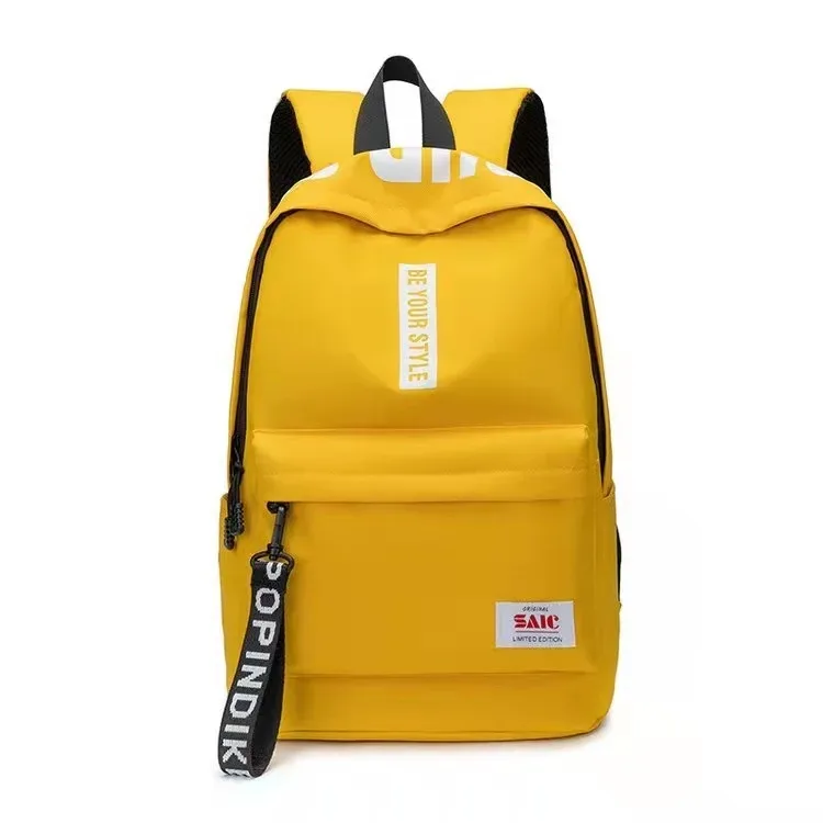 sac à dos oxford de grande capacité, couleur unie, multifonctionnel, design simple pour les étudiants, idéal pour la rentrée scolaire, 2025