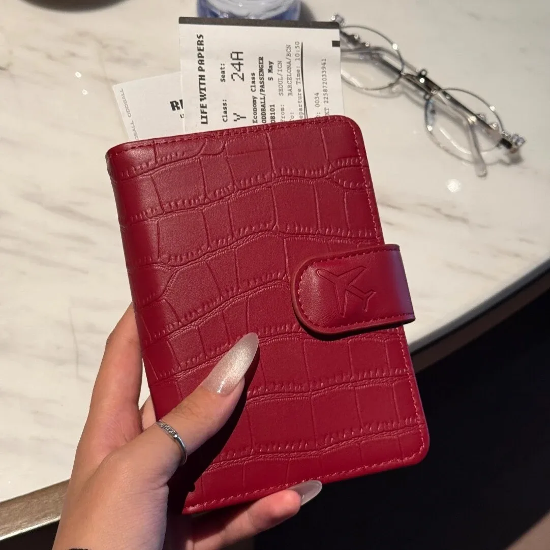 porte-passeport, sac à passeport, porte-cartes multifonctionnel, porte-cartes bancaires, clip pour passeport, étui en cuir pu, accessoires de voyage
