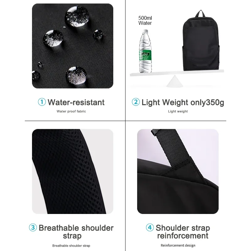 heroic knight – mini sac à dos étanche pour hommes, pour ipad 12.9 pouces, décontracté, voyage court, sport, pour femmes et filles