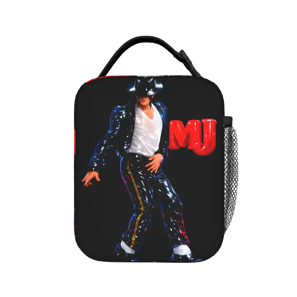 mj king of pop smooth criminal sac isotherme pour le déjeuner, sac isotherme, boîte à lunch, sac fourre-tout pour hommes et femmes, plage, extérieur