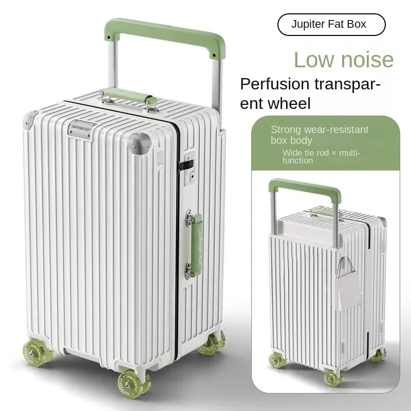 valise trolley large ko-ku fat box 2026, nouvelle valise de voyage 20 pouces pour cabine, valise grande capacité 30 pouces avec roues injectées