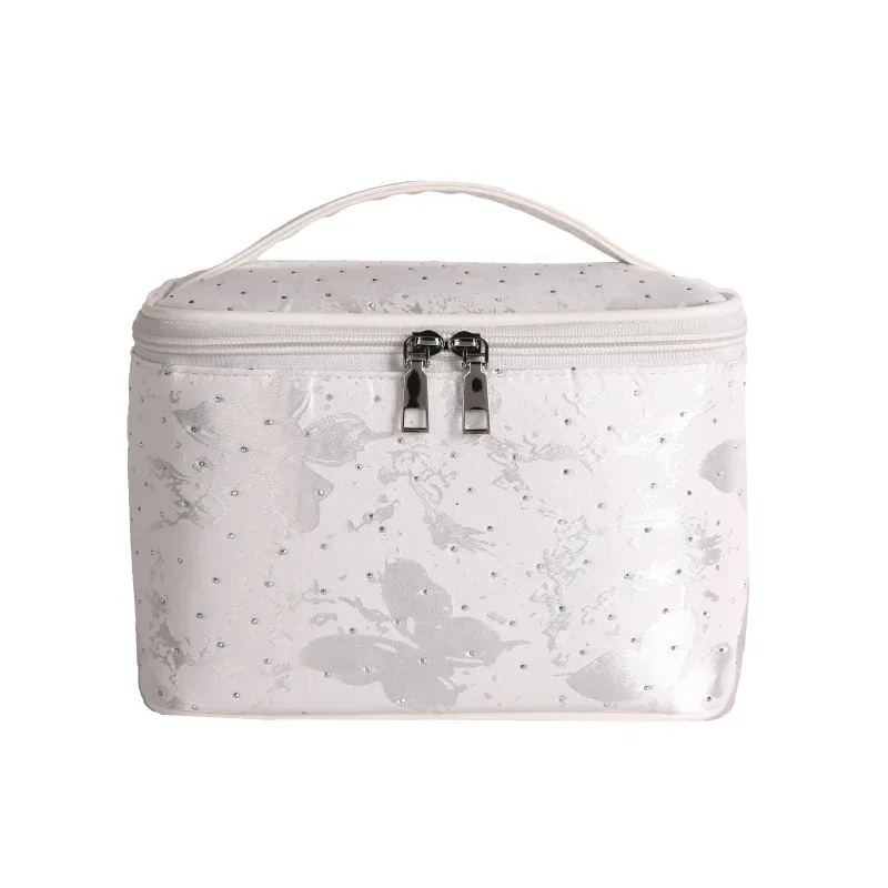 nouvelle mode trousse de maquillage pour femmes portable mignon cosmétique toilette pochette de rangement sac à main grande capacité fermeture éclair trousse de maquillage femme