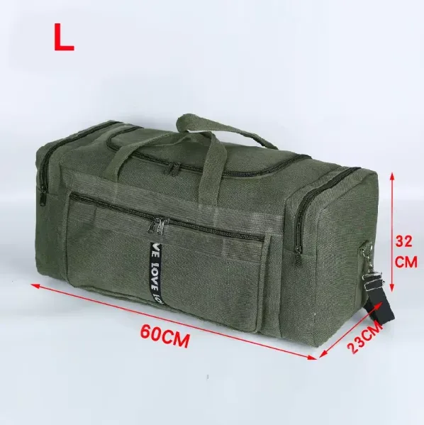 grand sac polochon de voyage en toile imperméable pour hommes, sacs de rangement de bagages à bandoulière, entraînement en plein air, fitness, sport, xa927d