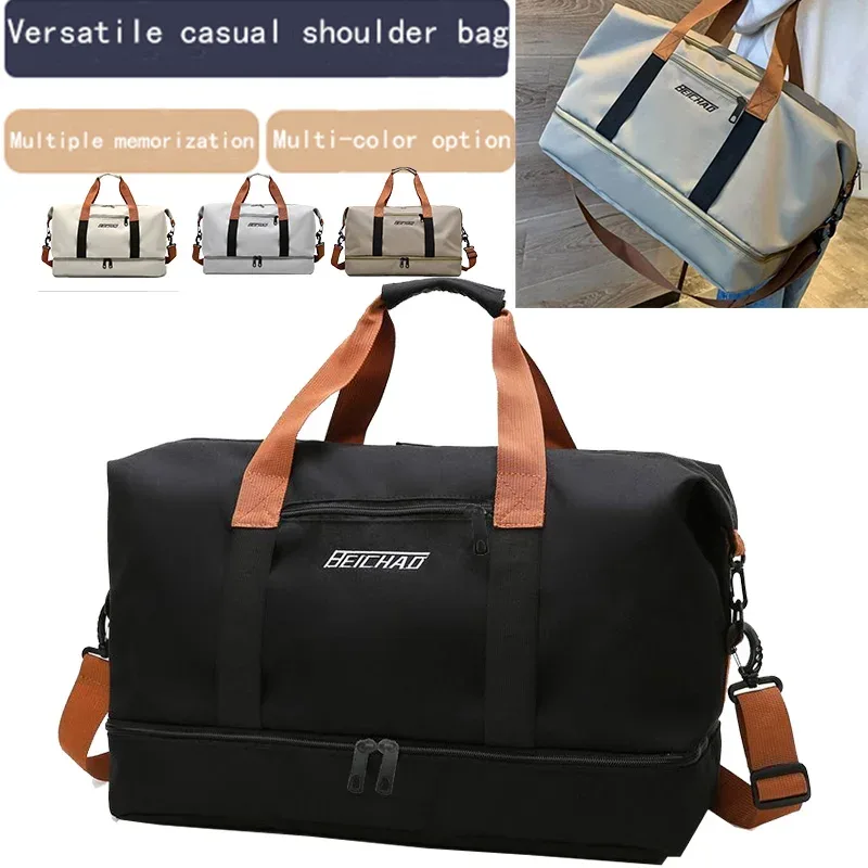 Sac de couleur neutre - Parfait pour être suspendu dans une valise lors de voyages d'affaires ou de trajets quotidiens. Un sac à main élégant et simple.