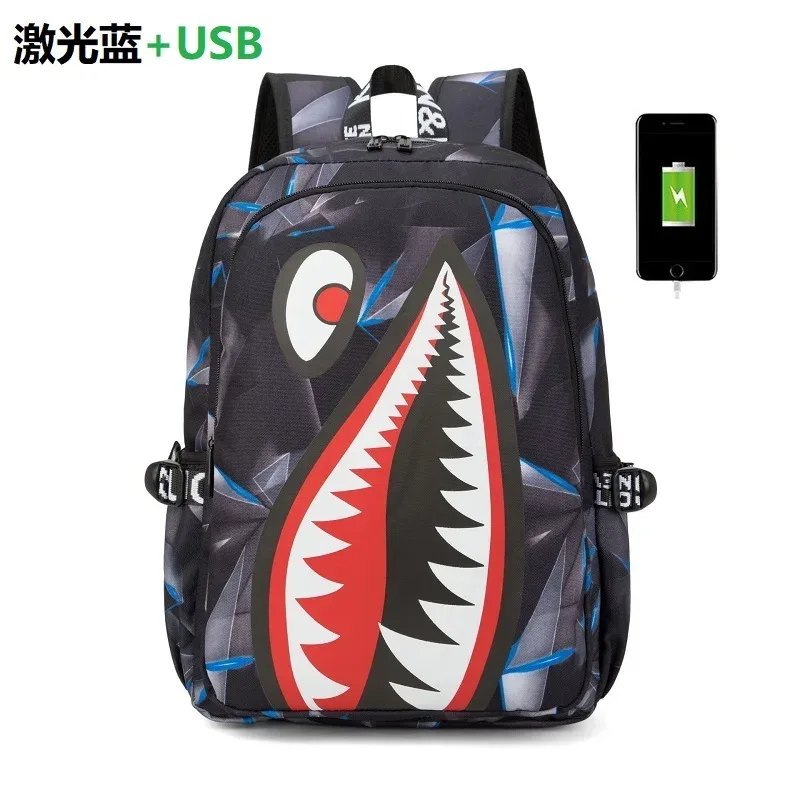 sacs à dos impressions de bouche de décodage cool, sacoches d'université solomon pour garçons, cartables unisexes, sacs imperméables pour étudiants, sacs de grande capacité