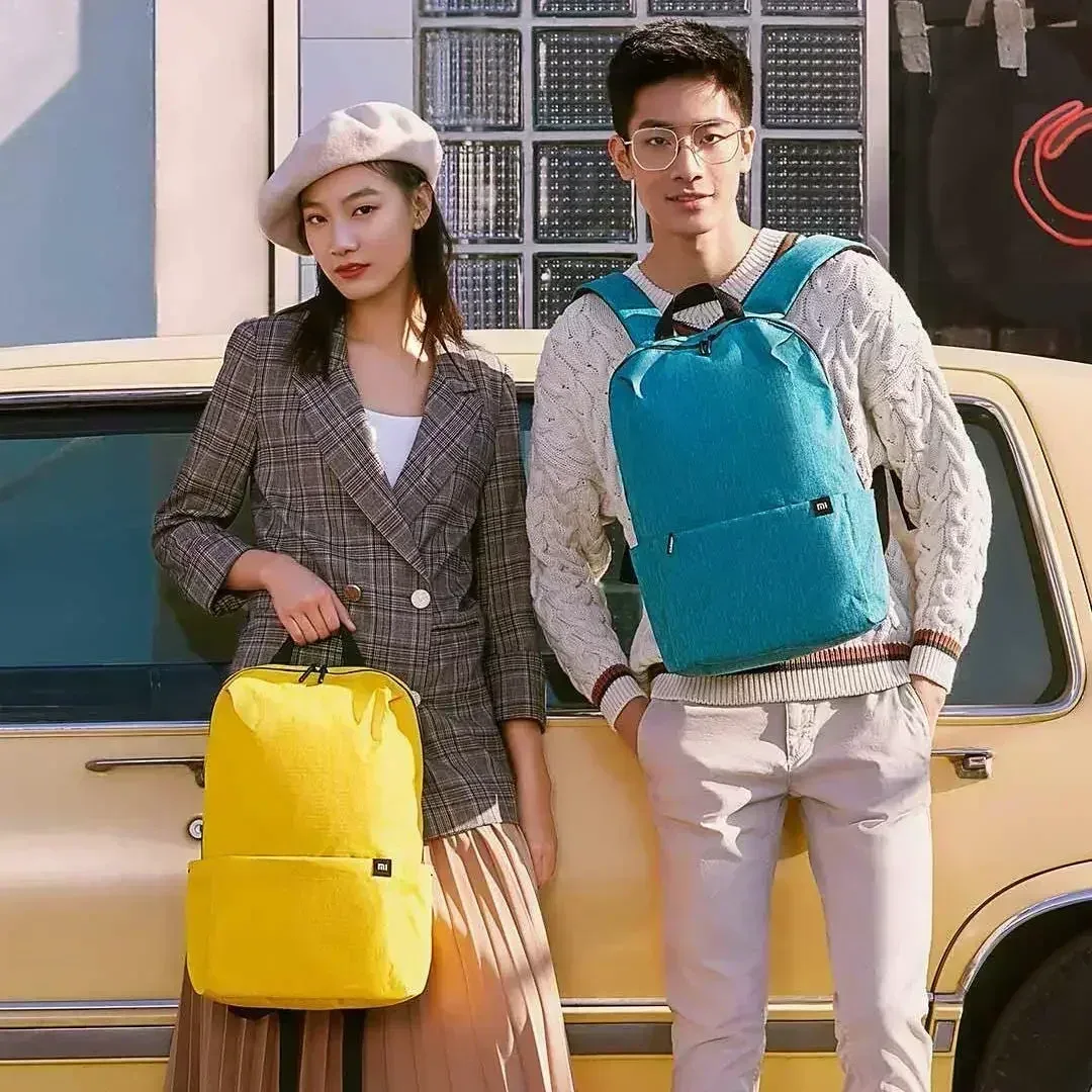 xiaomi-petit sac à dos coloré pour hommes et femmes, sac initié, extérieur, étanche, étudiant, sac de sport portable, sac pour ordinateur portable, 10-20l