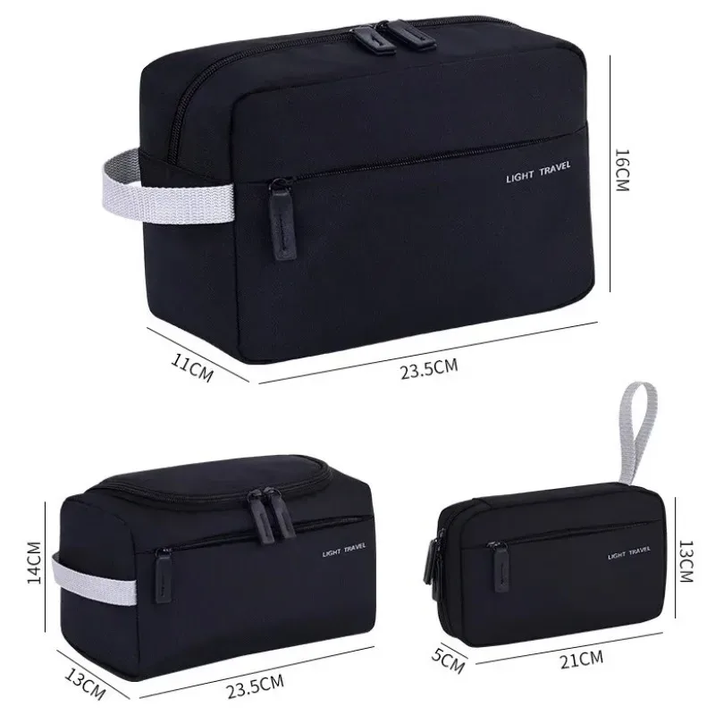sac de rangement cosmétique imperméable léger de grande capacité avec compartiments, pochette de toilette pliable pour maquillage