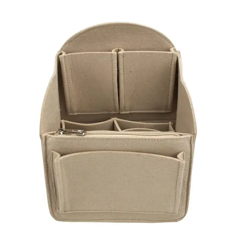 sac en feutre de grande capacité, sac de voyage, sac intérieur, sac à dos portable, sac de rangement adapté pour sac à bandoulière et sac à main