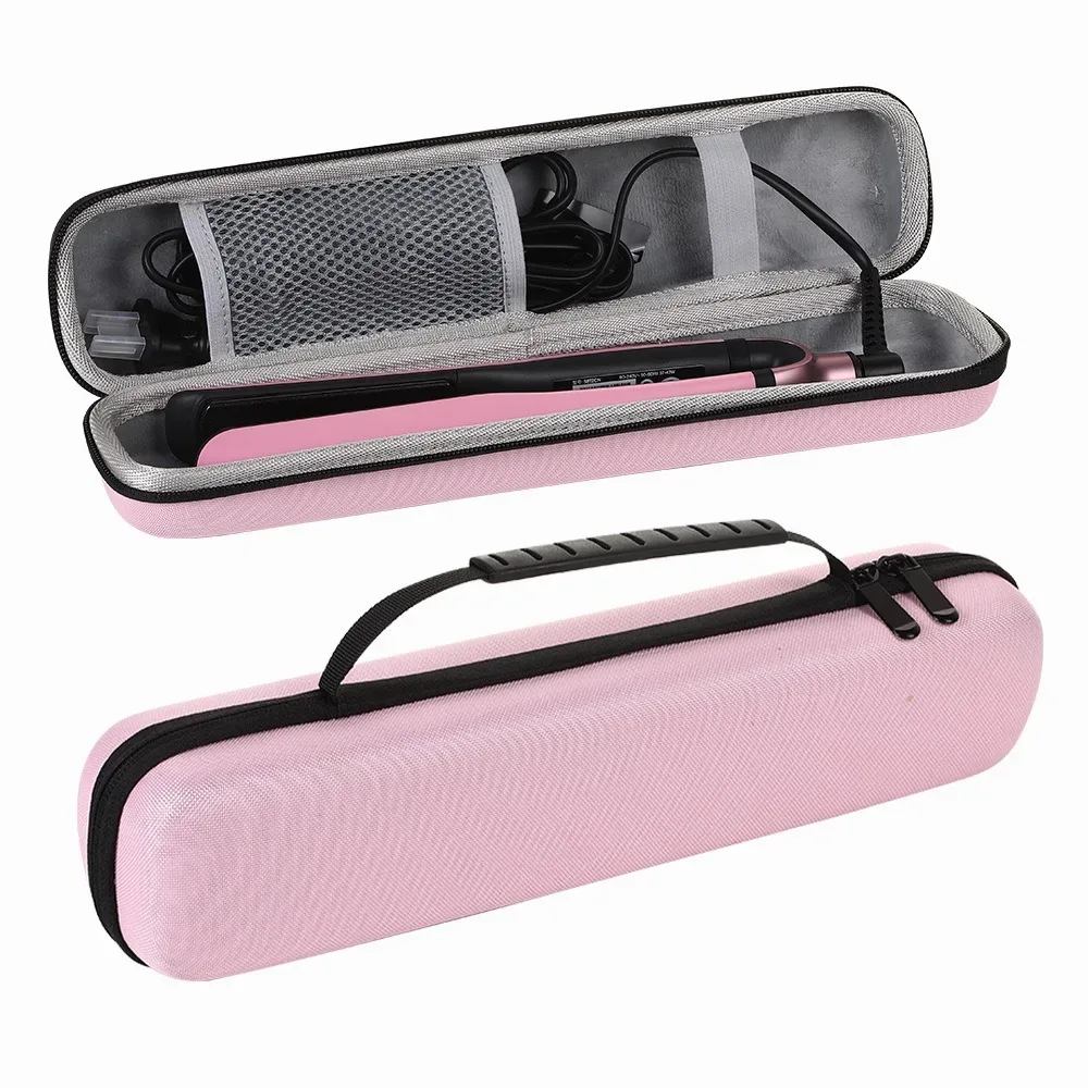 sac de rangement pour fer à friser et lisseur de voyage, coque rigide en eva, anti-pression et anti-chute, boîte de rangement portable