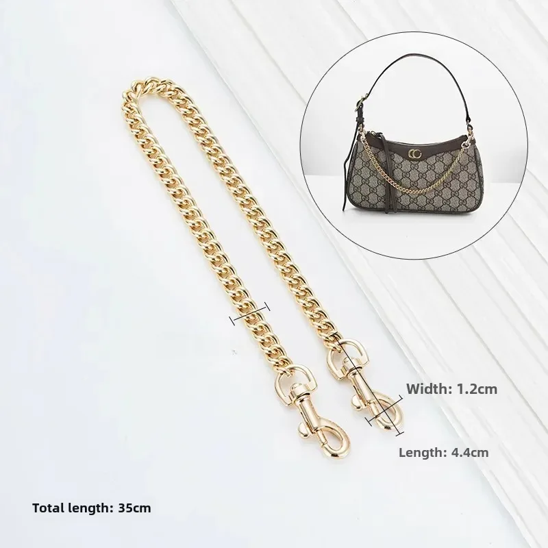 ophidia master craftsman sangle d'épaule allongée pour sac sous le bras, accessoire de ceinture, pendentif fraise, ceinture de sac à dos bandoulière